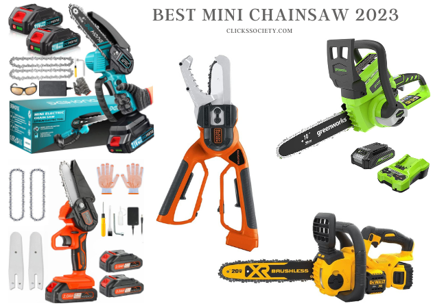 5 Best Mini Chainsaws 2023 for Lawn Care and Landscaping