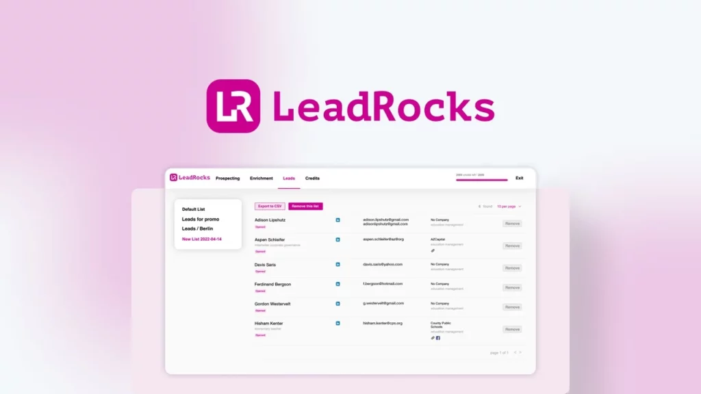 LeadRocks Review