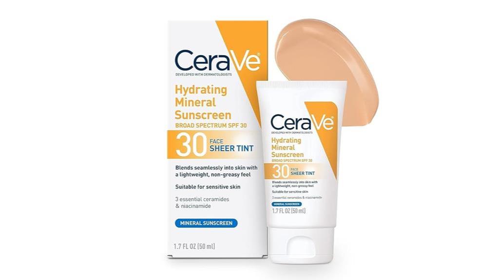 cerave tinted sunscreen review